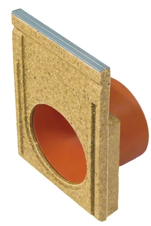 Anrin eindstuk met uitloop, type KE-150, polymeerbeton, gegalv. rand, 21,4 x 32 cm, 160 mm | Laatste dagen