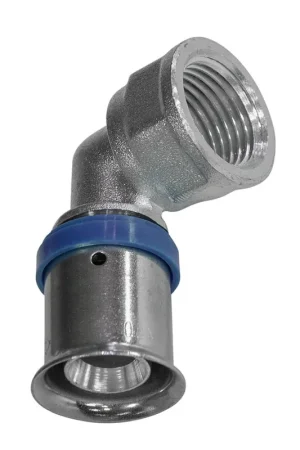 Zeer goed beoordeeld | Ke Kelit Kelox Ultrax schroefknie 90°, messing, rvs, pers x binnendraad, 16 mm x ½"