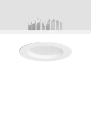 Bestel vandaag - RZB led downlight, inbouw, LEDONA ECO round, Ø 140 mm, 10 W, 4000 K, wit, fase dimbaar