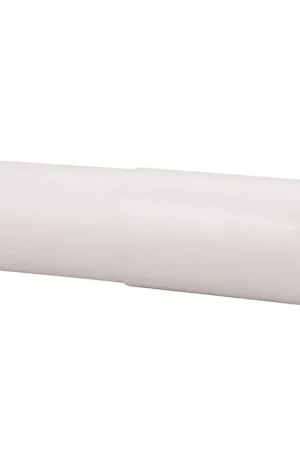 Eenvoudig retourneren - Nedco telescopisch ventilatiekanaal voor keukenventilatie, pvc, 2x spie, wit, Ø125 mm, l= 18-30 cm