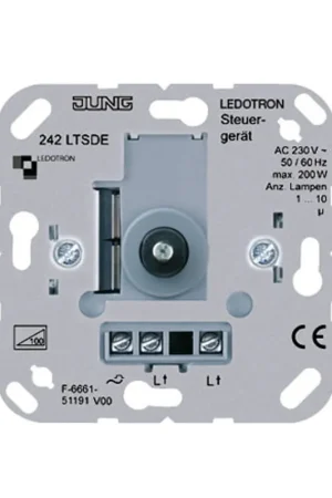 Op voorraad - Jung dimmer, ledotron, inbouw, 242 LTS D