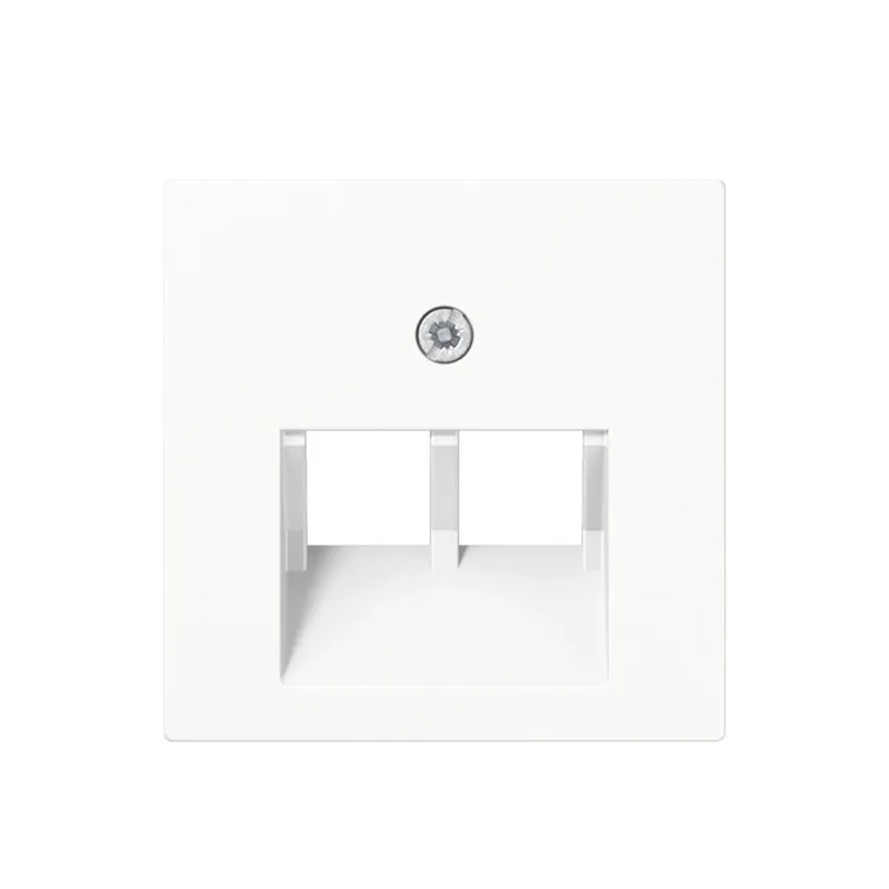 Speciale aanbieding - Jung centraalplaat, AS range, voor Modular Jack, 2-voudig, alpin wit