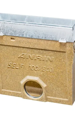Anrin slibvangput, type SELF-Schlitz, polymeerbeton, incl. gegalv.sleufgoot, B125, 50 cm, 110 mm - Aanrader