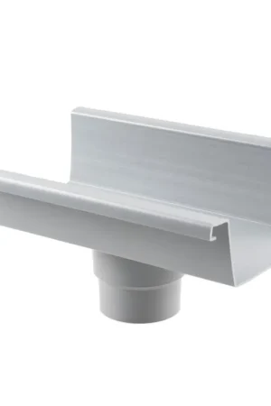 Favoriet van klanten - S-lon gootuitloop voor bakgoot, pvc, type 140, 180 mm, uitloop 70 - 80 mm, grijs