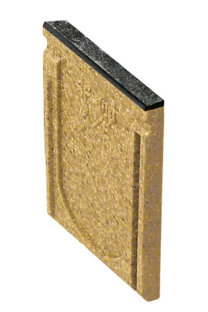 Anrin eindstuk, type SF-100, polymeerbeton, gietijzer rand, 16,4 x 26,5 cm - Bespaar meer