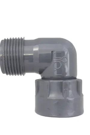 Rain knie 90° met o-ring, pvc, buitendraad x binnendraad, 12 bar, 1" | Nieuw in het assortiment