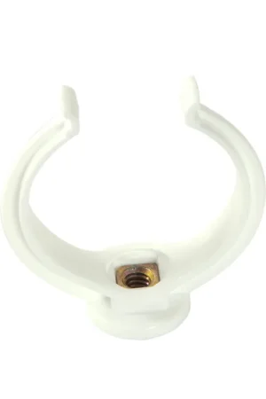 Speciale deal - Nicoll hwa beugel, pvc, wit, RAL 9010, 50 mm