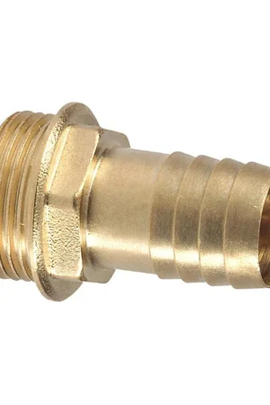 Premium - RIV slangtule, type 3100, messing, buitendraad x slangtule, 1" x 32 mm
