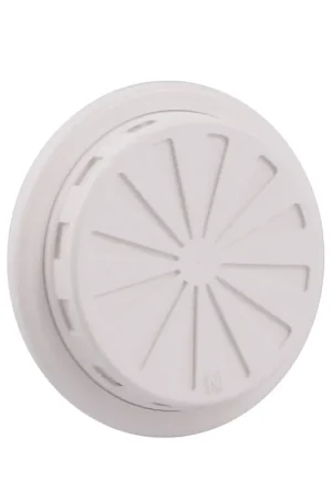 Zolang de voorraad strekt - Nedco ventilatierooster, instelbaar, pp, 100 - 150 mm, wit