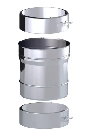 Dagdeal | Dinak Dinaflex, rookgasafvoer aansluitstuk, flex-flex, type 25F, 80 mm