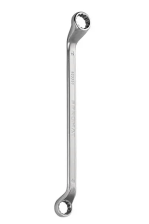 Speciale deal - Promat dubbele ringsleutel, diep gebogen, chroom-vanadiumstaal, l = 216 mm, sleutelmaat 12 x 13 mm