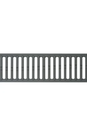 Zolang de voorraad strekt | ACO sleufrooster, type Euroline/Hexaline, gietijzer, zwart, A15, 50 x 11,8 cm