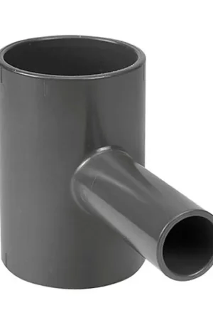 Net binnen | VDL T-stuk 90°, type A, pvc-u, 2x inwendig / 1x uitwendig lijm, 63 x 32 x 63 mm