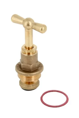 Bonfix bovendeel voor stopkraan, messing, Kiwa, ½" (15 mm) - Eenvoudig retourneren