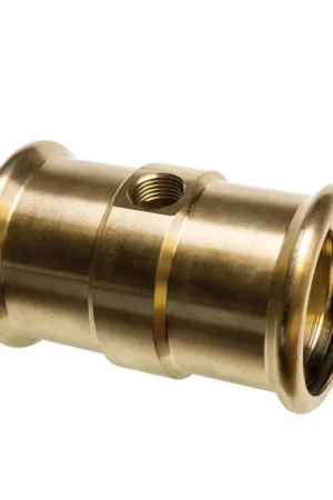 Sanha PuraPress koppeling, brons, 2x pers, 67 mm | Beste prijs