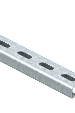 Erg populair - OBO montagerail, staal, thermisch verzinkt, DIN EN ISO 1461, 41 x 21 mm, l = 2 m