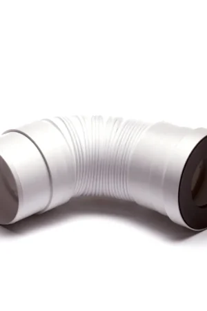 Direct beschikbaar | Abu aansluitstuk, flexibel, voor closet, l = 250 - 550 mm, Ø 110 mm, wit