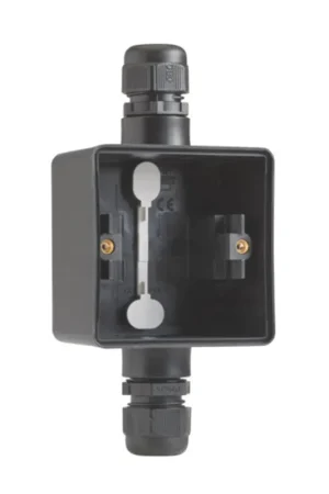 Niko New Hydro opbouwbak, spwd, verticaal, zwart, 1x M20 boveningang/1x M20 onderingang, 1-voudig - Voordelig