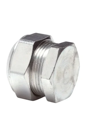Bonfix eindkap, staal verzinkt, 1x knel, 22 mm | Hoog gewaardeerd