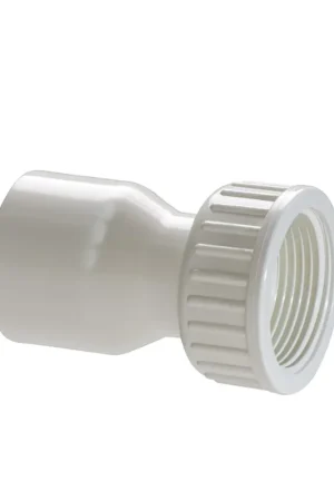 Gratis retourneren - VDL 2/3 koppeling, pvc-u, inwendig lijm x wartel, wit, epdm o-ring, 10 bar, 40 mm x 1¼"
