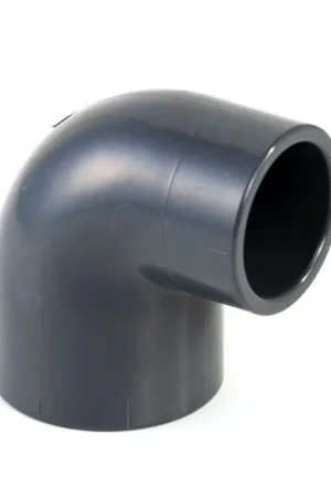 VDL verloopknie 90°, pvc-u, inwendig x uitwendig/inwendig lijm, 10 bar, 50 x 50/40 mm | Uitverkoop