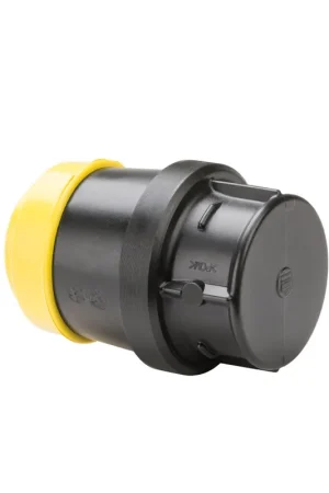 Tijdelijke aanbieding - Hawle eindkap, type K6226, steek, zwart, Gastec QA, 25 mm