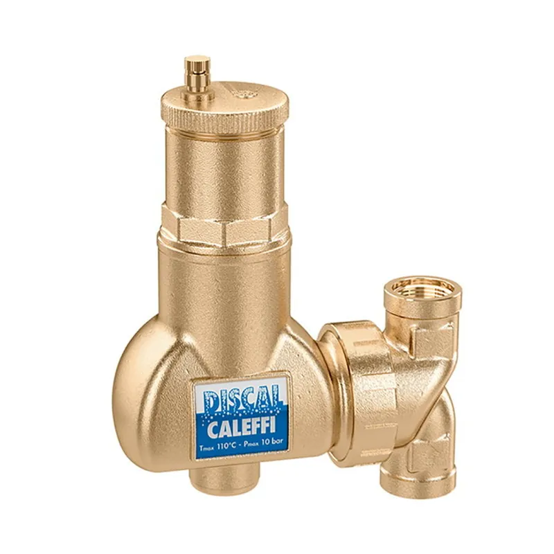 Caleffi Discal luchtafscheider, type 551, messing, 22 mm, 10 bar - Hoog gewaardeerd