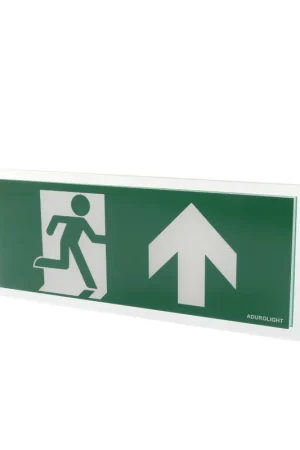 Actie - Adurolight® pictogram bord noodverlichting, acrylaat, pijl naar boven