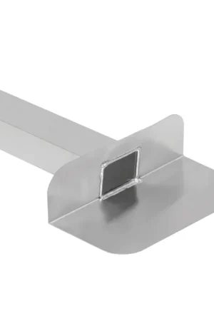 Anjo kiezelbak, 90°, aluminium, gesloten zijuitloop, 60 x 100 mm, b = 330 mm | Topprijs