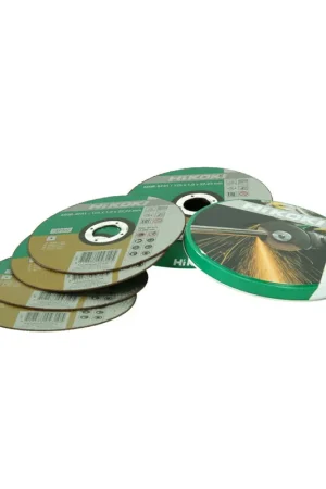 HiKOKI doorslijpschijf voor inox en metaal, asgat 22,23 mm, 125 x 1 mm, verpakking à 10 stuks - Outlet