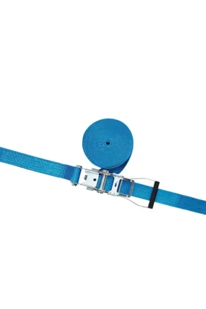 Trending | Promat spanband met ratelgesp en haak met beveiliging, b = 50 mm, max. trekkracht 5000 kg, l = 10 m