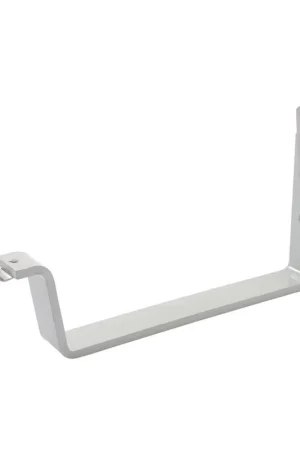 Bestseller - Rawinso gootbeugel voor bakgoot, verzinkt, gecoat, grijs, nr. 2, dikte 6 mm, 205mm, korte uitvoering