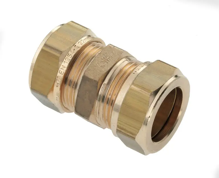 Bonfix rechte knelkoppeling 10 x 10 mm messing 82473 | Nieuwe release