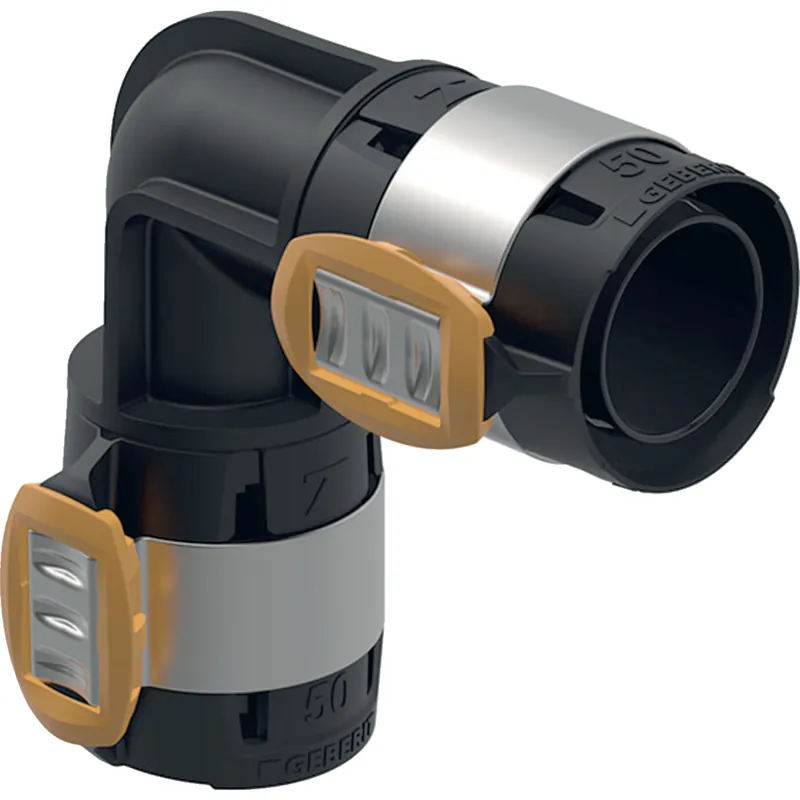 Veilig winkelen - Geberit FlowFit bocht 90gr PPSU d75