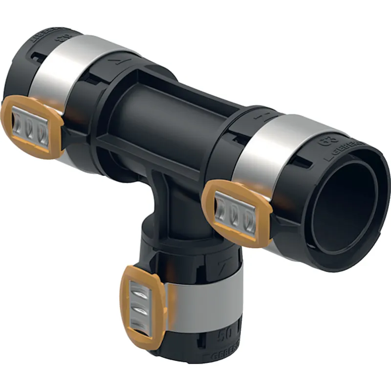 Geberit FlowFit verloop T-stuk PPSU d63-50-63 | Scherpe prijs