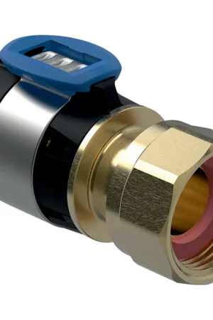 Zeer goed beoordeeld | Geberit FlowFit vlakke koppeling met wartel 20 x 3/4" siliciumbrons 620.641.00.1
