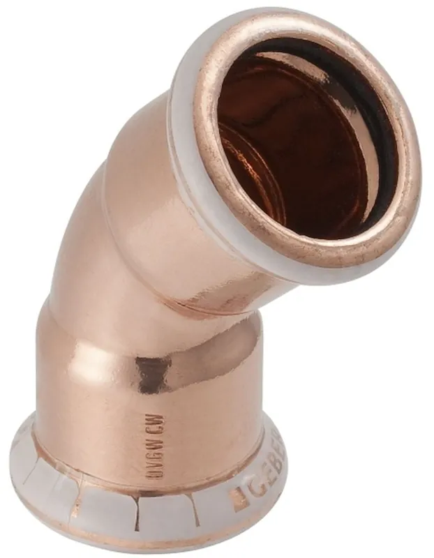 Goed beoordeeld | Geberit Mapress koper bocht 45° 35 mm 60606