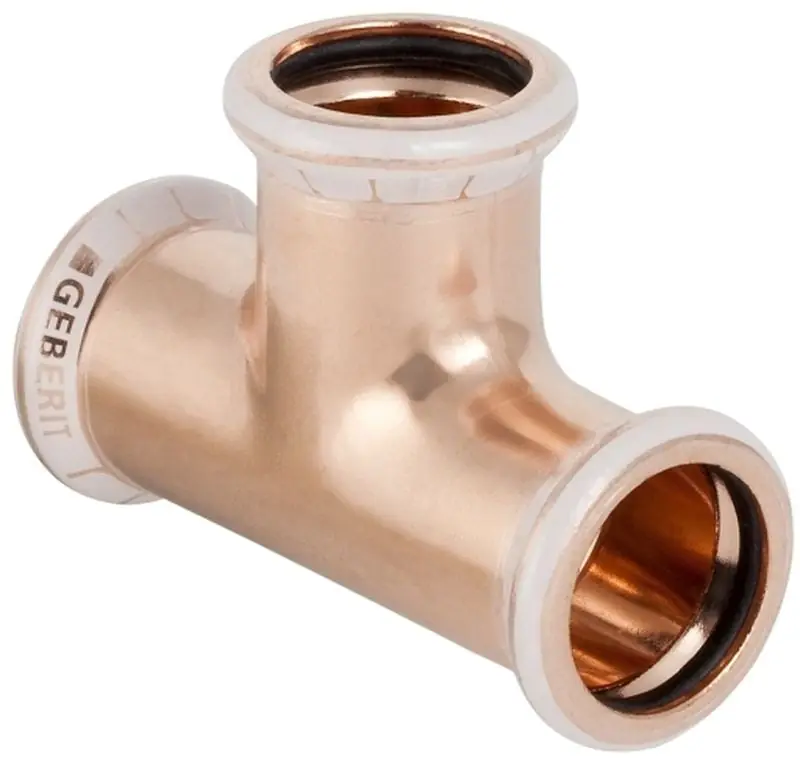 Geberit Mapress koper T-stuk 35mm 61006 - Scherpe prijs