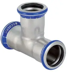 Geberit Mapress RVS gelijkzijdig T-stuk 90 graden 35 mm 31006 - Aanbieding