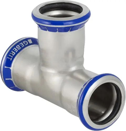 Online kopen - Geberit Mapress rvs T-stuk RVS 316 42mm 31007