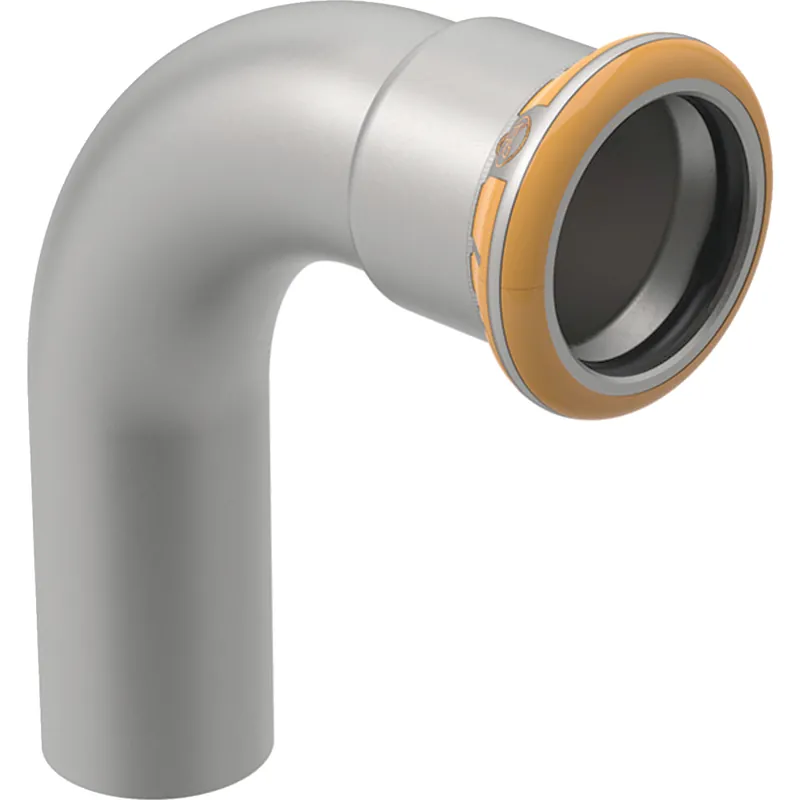 Scherpe prijs - Geberit Mapress Therm RVS bocht 90° spie x pers 54 mm 43308