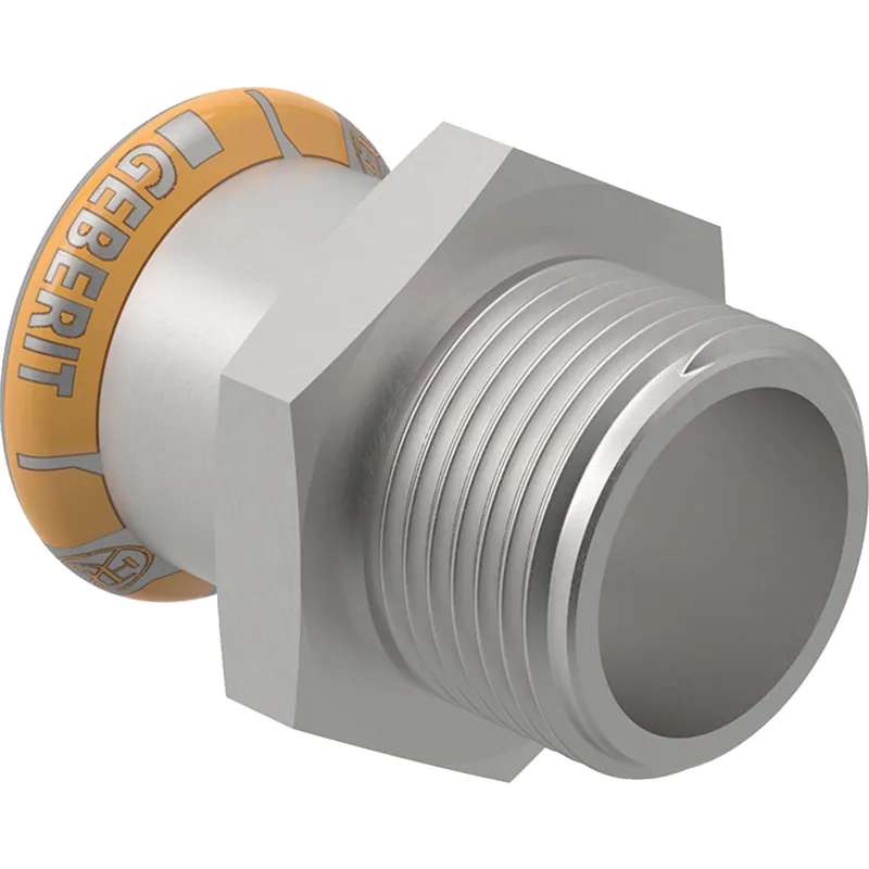 Sale - Geberit Mapress Therm rvs puntstuk m/BU 15-R1/2"