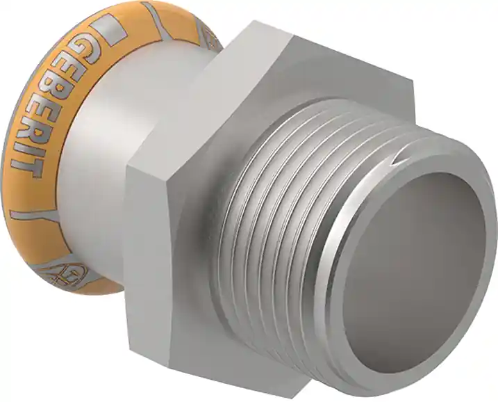 Geberit Mapress Therm rvs puntstuk m/BU 15-R3/8" | Shop nu