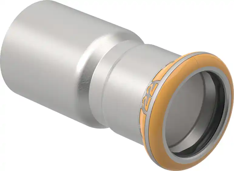 Geberit Mapress Therm rvs verloop spie-sok 35-28 - Net gelanceerd