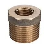 Viega rechte koppeling, verloopring 1/2" x 1/4" brons (buitendraad x binnendraad) | Topkwaliteit