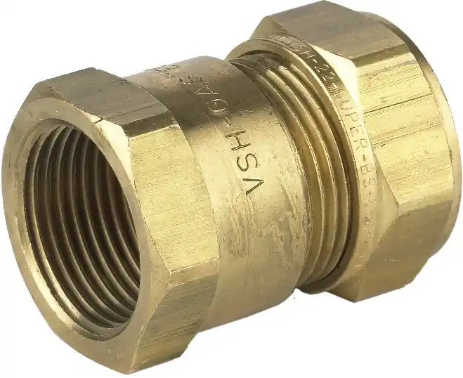Lage prijs - VSH schroefbus 2" x 54 mm binnendraad x knel messing 0866481