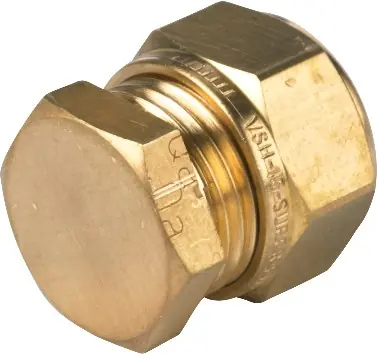 Lage prijs | VSH Super eindkoppeling messing 28mm knel 0861168