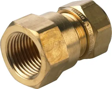 Outlet - VSH Super schroefbus messing 3/8" x 15mm 0862312