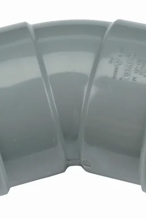 Aanbieding | Wavin Wafix fitting, PVC bocht 30gr, 125 x 125mm (2x manchet)