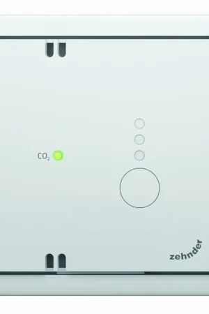 Zehnder Ruimteluchtkwaliteitopnemer, CO2 sensor 0-10V 67 (Zehnder afdekraam meegeleverd), Inbouw, 0-10V, 12VDC, IP30 | Prijs verlaagd
